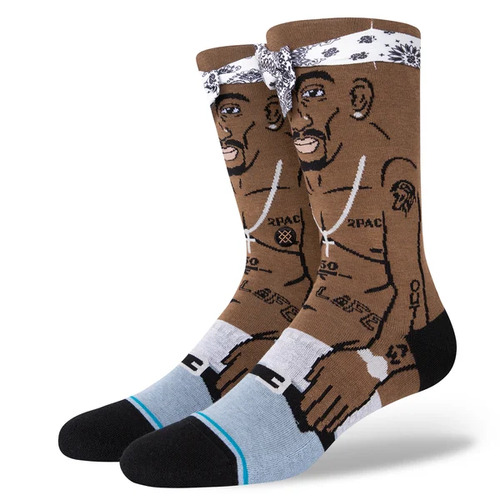 Stance Socks Tupac Resurrected Black US 9-13