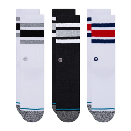 Stance Socks The Boyd 3pk Multi Black/White US 9-13