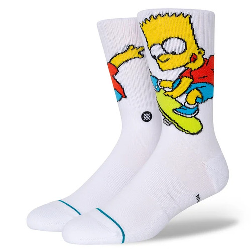 Stance Socks Bart Simpson White US 9-13
