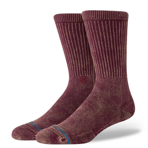 Stance Socks Icon Dyed Crew Fig US 9-12