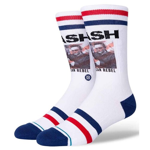 Stance Socks Cash American Rebel White US 9-13