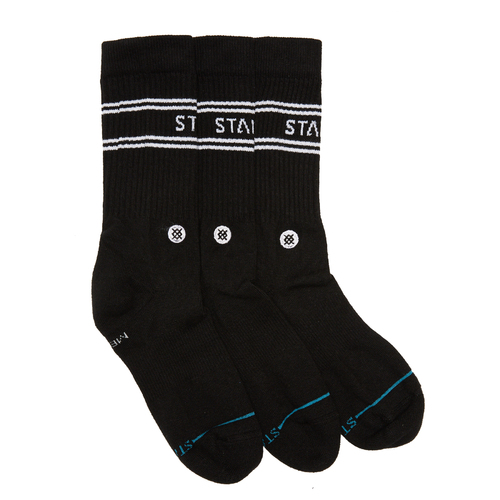 Stance Socks Basic Crew 3 Pack Black US 6-8.5