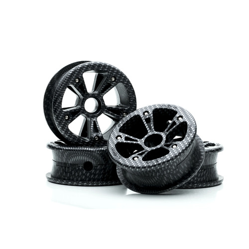 Evolve 7 inch Hubs (Set of 4) Carbon