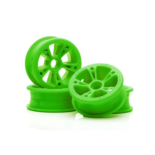 Evolve 7 inch Hubs (Set of 4) Lime Green