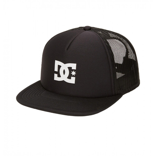 DC Youth Hat Gas Station Trucker Black/White