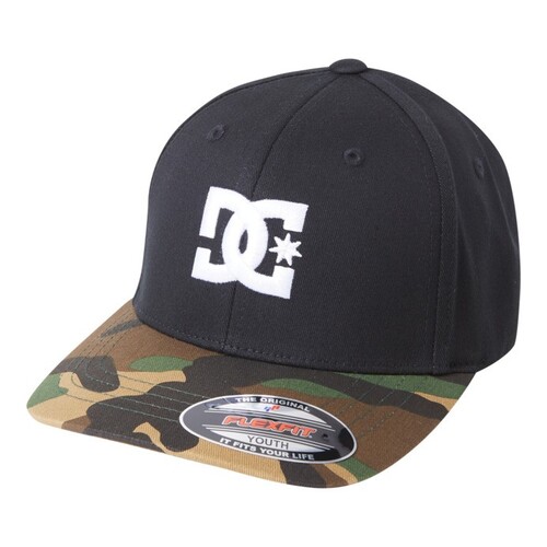 DC Youth Hat Star Seasonal Flexfit Black/Camo