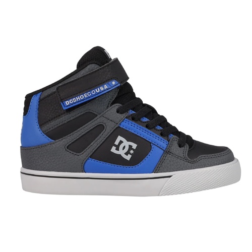 DC Pure High Grey/Black/Blue [Size: US 2] [Colour: Black]