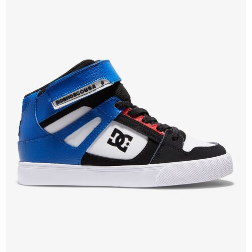 DC Youth Pure High Top EV White/Black/Red [Size: US 11K]