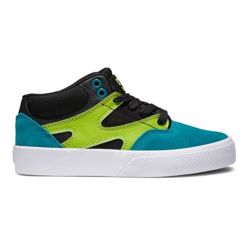DC Youth Kalis Vulc Mid Black/Green/Orange [Size: US 13K]