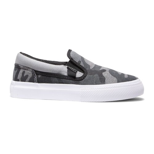 DC Youth Manual Slip-On Black/Camo [Size: US 11K]
