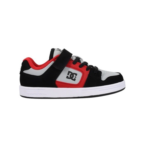 DC Youth Manteca 4 Velcro Black/Grey/Red [Size: US 1] [Colour: Black]