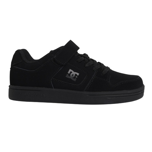 DC Youth Manteca 4 Velcro Black/Black/Black [Size: US 11K] [Colour: Black]