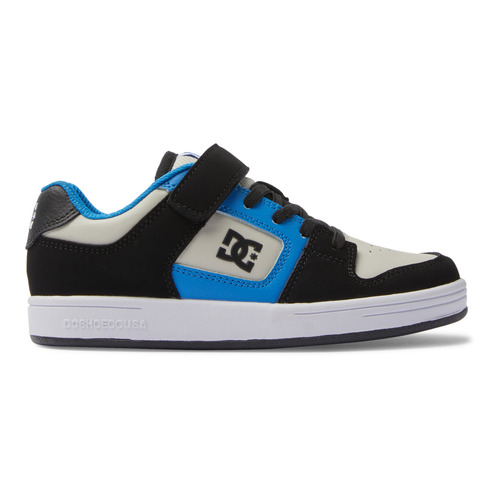 DC Youth Manteca 4 Velcro Black/Blue/Grey [Size: US 11K]