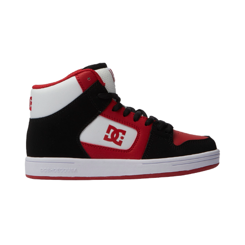 DC Youth Manteca 4 Hi Black/Red [Size: US 1]