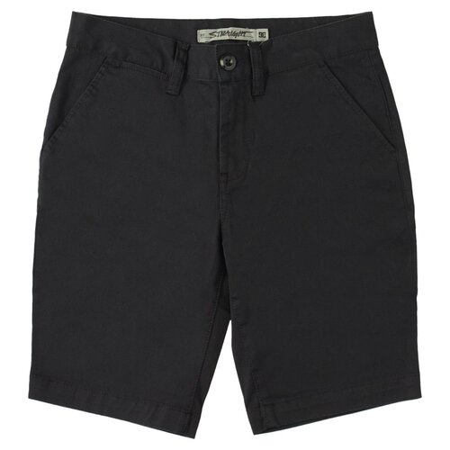 DC Youth Shorts Worker Straight Chino Black [Size: Youth 10/Small]