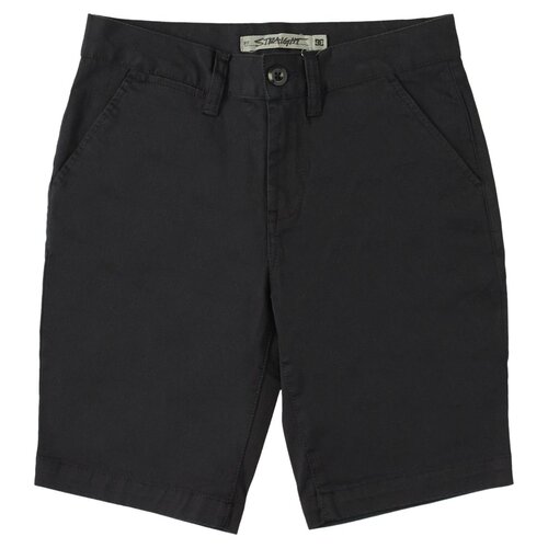 DC Youth Shorts Worker Straight Chino Black [Size: Youth 12/Medium]