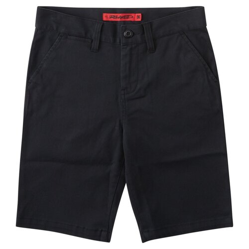 DC Youth Shorts Worker Relaxed Chino Black [Size: Youth 10/Small]