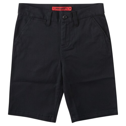 DC Youth Shorts Worker Relaxed Chino Black [Size: Youth 14/Large]