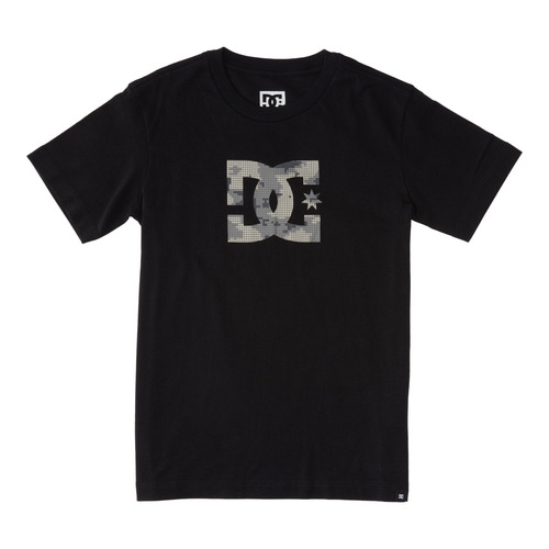 DC Youth Tee Star Fill Black/Cloud Cover [Size: Youth 8]