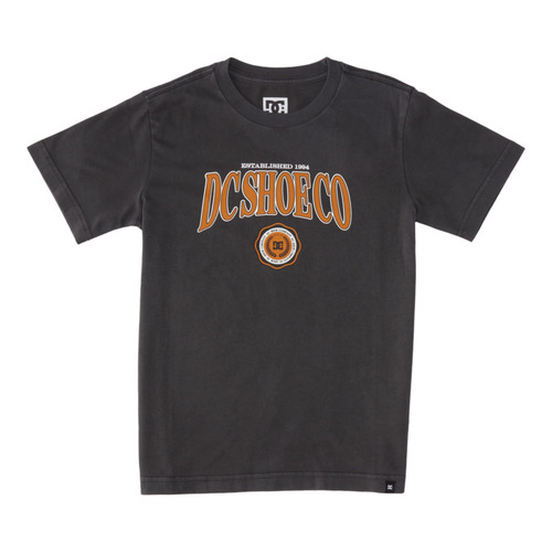 DC Youth Tee Tuition Pirate Black Enzyme Wash [Size: Youth 10]