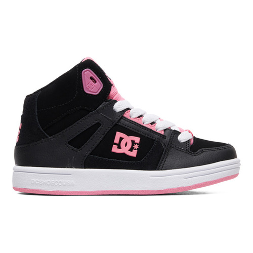 DC Youth Pure High Top Black/Pink [Size: US 1]