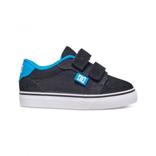 DC Youth Anvil Velcro Black/Turquoise [Size: US 6K]