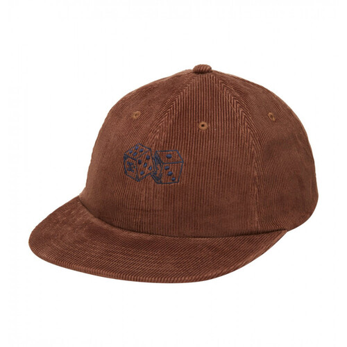 DC Hat Jackpot Strapback Corduroy Monks Robe Brown