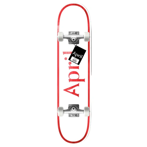April Complete OG Logo Red 7.25 Inch Width