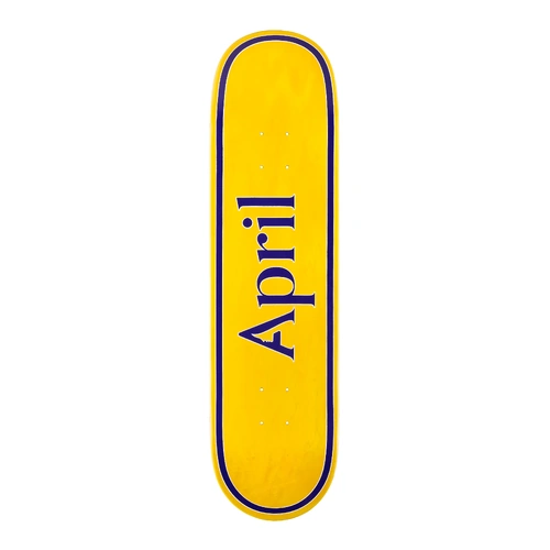 April Deck OG Logo Yellow/Purple 8.38 Inch Width