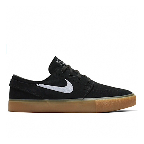 Nike sb stefan janoski black sales and white