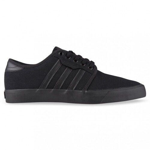 Adidas Seeley Canvas Black/Black/Black [Size: Mens US 5 / UK 4]