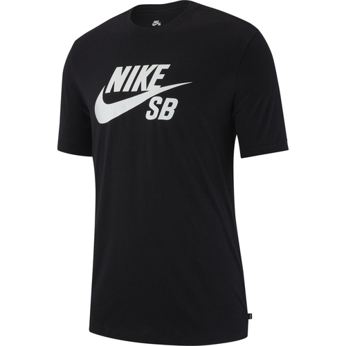 Nike SB Tee Dry DFCT Logo Black/White [Size: Mens Small]