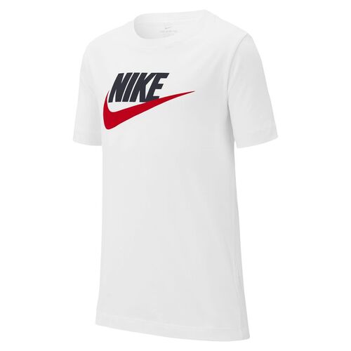 Nike Youth Tee Futura Icon White [Size: Youth 8]