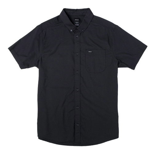 RVCA Shirt Thatll Do Stretch SS Black  [Size: Mens Large]