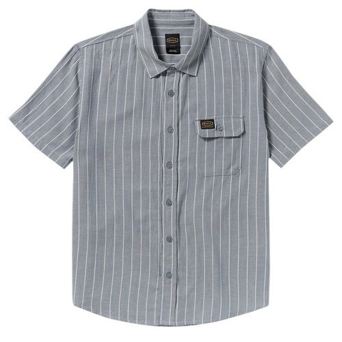 RVCA Shirt Dayshift Stripe Chambray [Size: Mens Medium] [Colour: Blue]