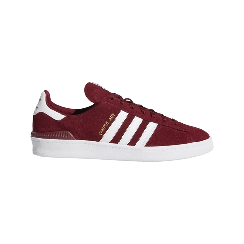 Adidas Campus ADV Burgundy/White/White [Size: Mens US 9 / UK 8]