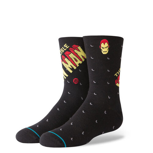 Stance Youth Socks Invincible Iron Man Black US 2-5