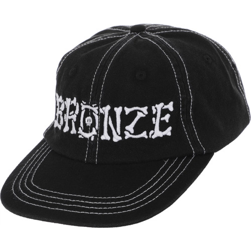 Bronze 56k Hat Bones Black