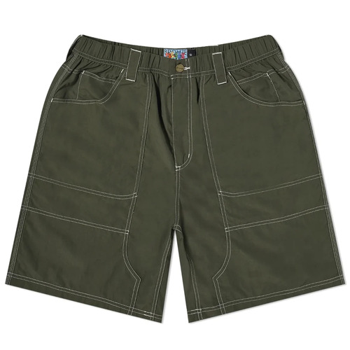 Bronze 56k Shorts Double Knee Olive [Size: Mens Small]