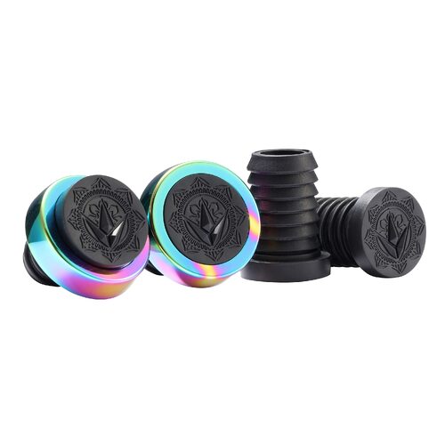 Envy Halo Bar Ends Oil Slick