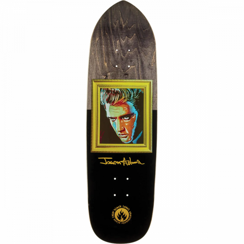 Black Label Deck All Shook Up Jason Adams Punk Point Brown Stain 9.5 Inch Width