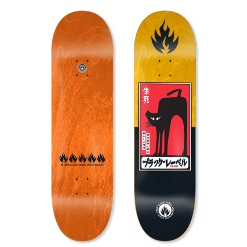 Black Label Deck Elijah Akerley Black Cat 8.5 Inch Width