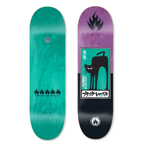 Black Label Deck Elijah Akerley Black Cat 8.75 Inch Width