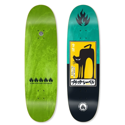 Black Label Deck Elijah Akerley Black Cat 9.0 Inch Width