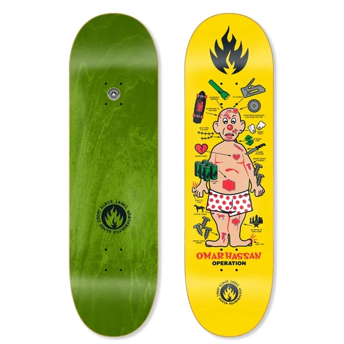 Black Label Deck Omar Hassan Operation 8.38 Inch Width