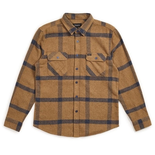 Brixton Flannel Bowery Gold/Navy