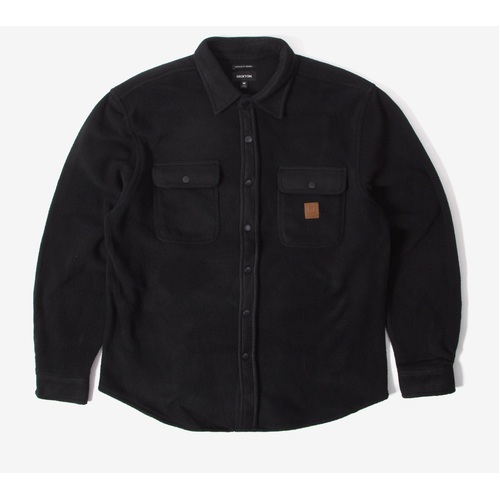 Brixton Shirt Bowery Fleece Black [Size: Mens Medium]