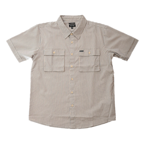 Brixton Shirt Talus Vanilla/Joe Blue [Size: Mens Medium]