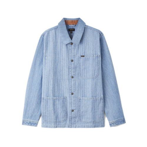 Brixton Jacket Survey Reserve Chorecoat Worn Indigo [Size: Mens Medium]