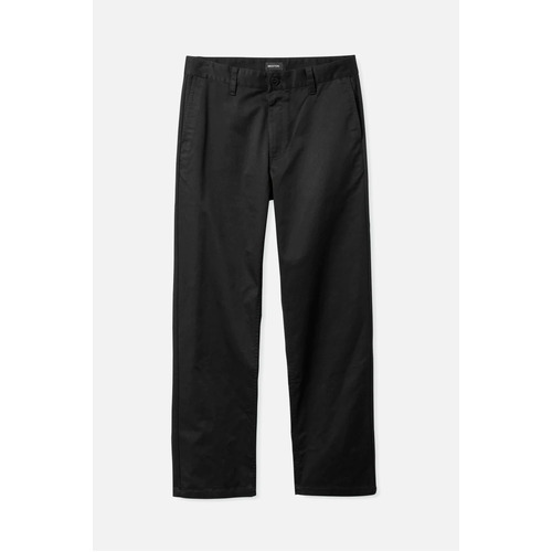 Brixton Pants Choice Chino Relaxed Black [Size: 30 inch Waist]